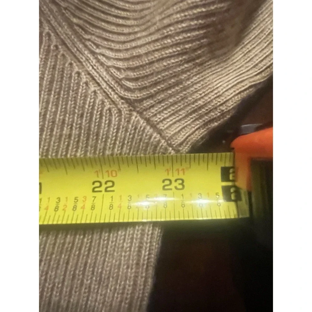 Peter Millar Men's XL 1/4 Zip Sweater 100% Merino Wool Camel Tan MF22S07